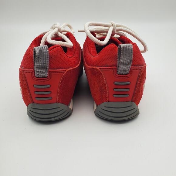 DC Women’s Dash Skate Shoes Red Suede Size 7 - Picture 4 of 10